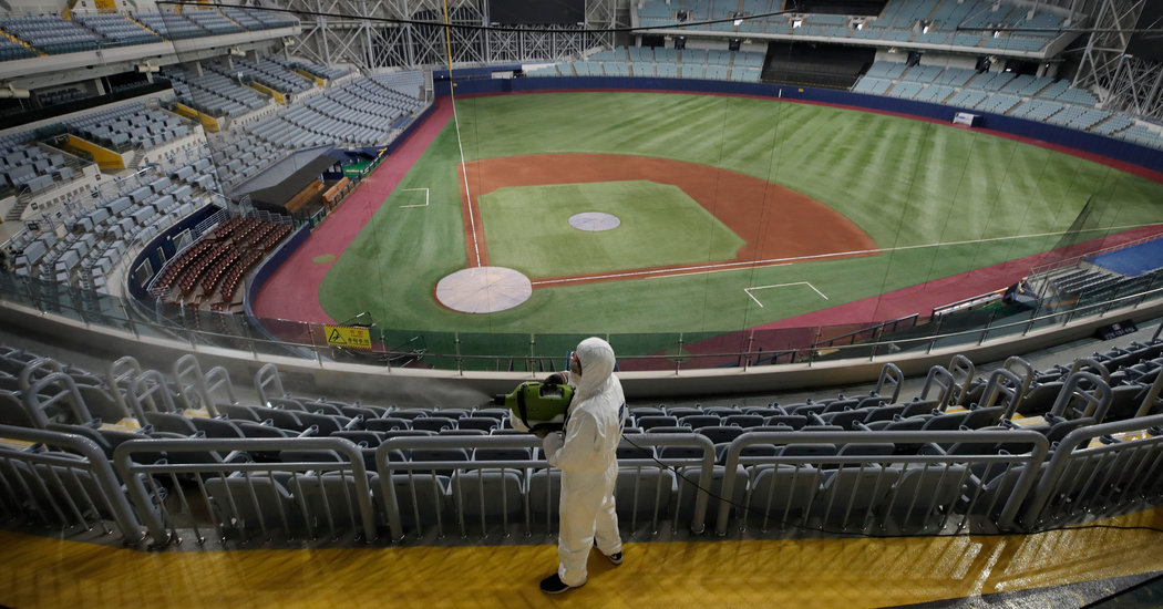 In Korea, Watching ‘Tiger King’ and Training for Baseball Alone