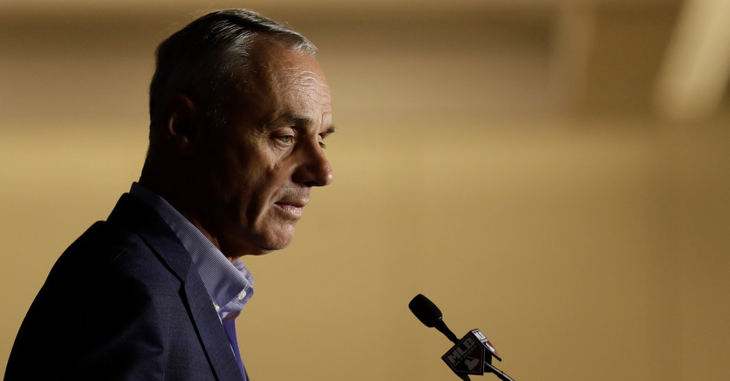 As Baseball Teeters, Rob Manfred’s Words Ring Hollow