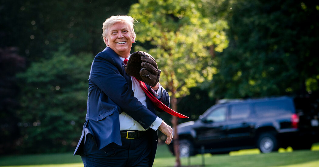 Trump Announced, Then Canceled, a Yankees Pitch. Both Came as a Surprise.