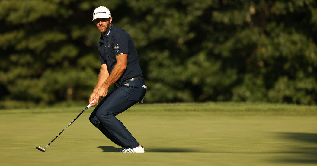 Dustin Johnson Rebounds With a Rout at the Northern Trust