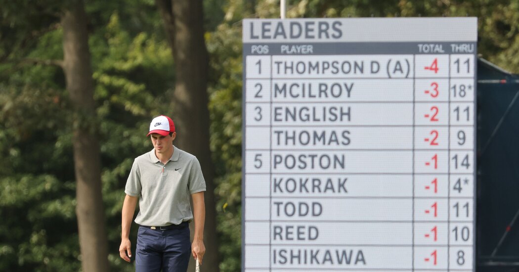 Who Is Davis Thompson? A Young Amateur on a Hot Streak at Golf’s U.S. Open