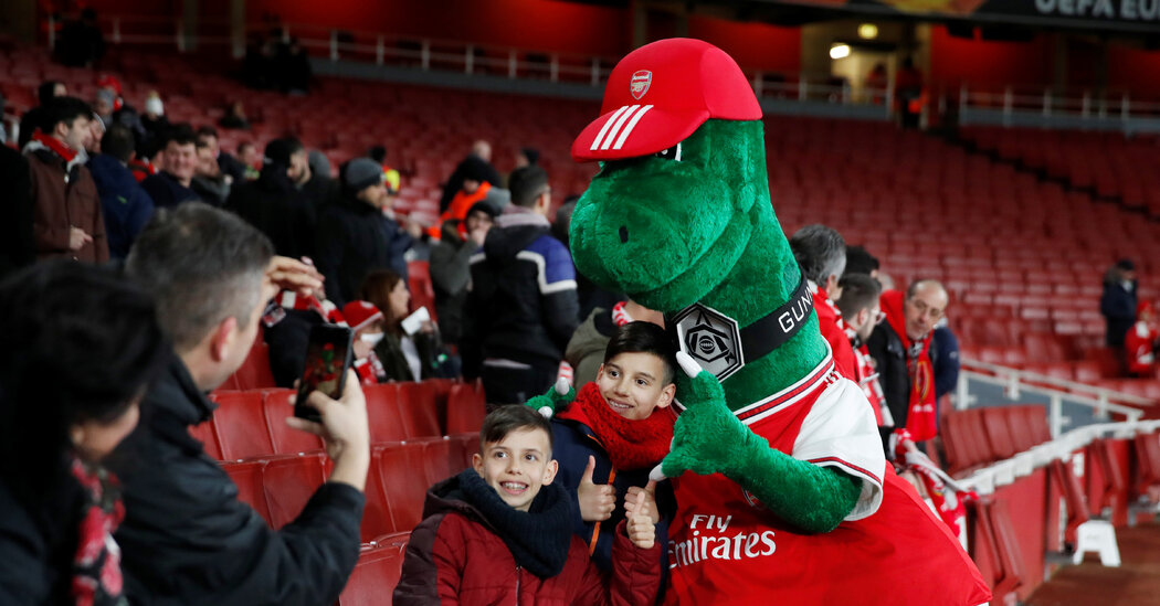 Arsenal Laid Off Its ‘Gunnersaurus’ Mascot. A Player Offered to Pay His Salary.